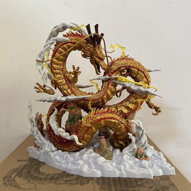 Yiran toy 1 Dragon Ball Shenron Goku Anime Statue Modell - Bild 1