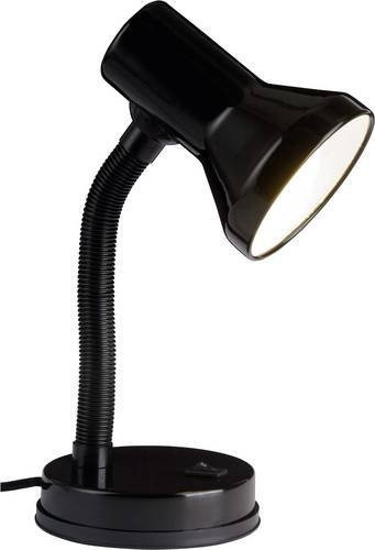 Brilliant Unior Tischlampe aus Metall in Schwarz mit E27 Fassung und verstellbarem Reflektor - Bild 1