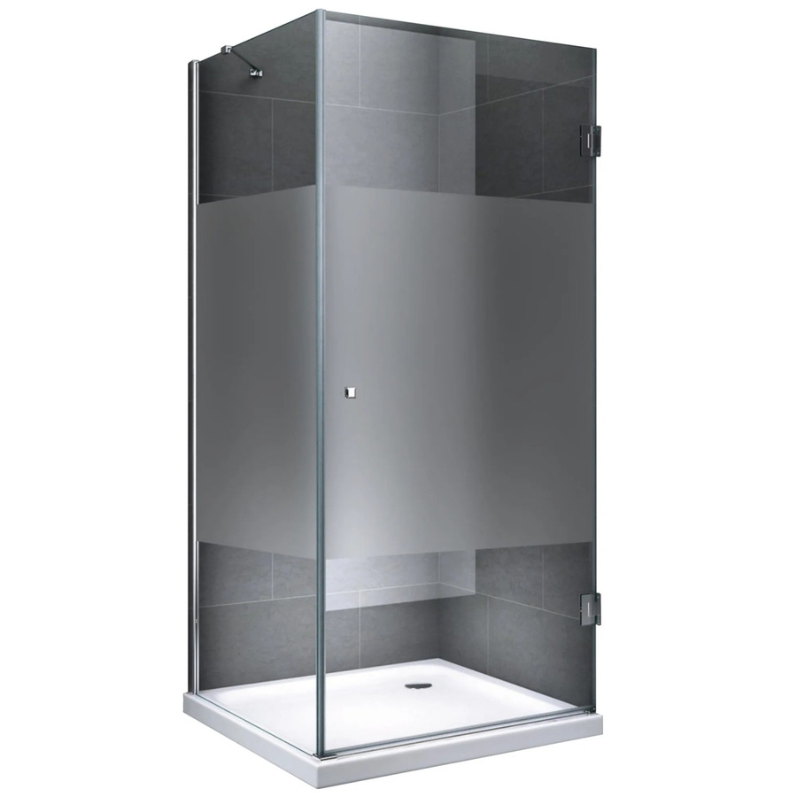 Eger Duschkabine rechteckig aus Glas, frosted, B/T/H: 100 x 100 x 190 cm - Bild 2