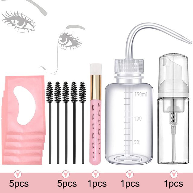 kekelala Wimpern Verlängerung Reinigung Kit, 13tlg, Unisex - Bild 1