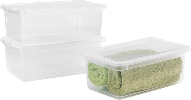 Keeeper Basixxset Aufbewahrungsboxen transparent B/H/L: 26,5 x 14 x 39 cm - Bild 1