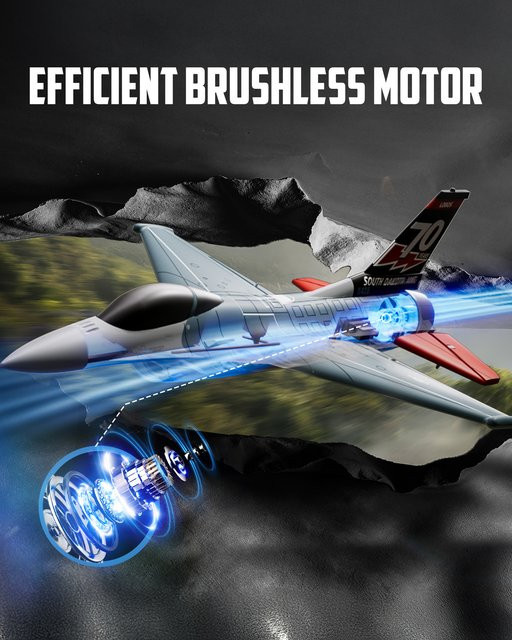 Volantexrc F16 Falco RC Fighter, ferngesteuertes Flugzeug, mit bürstenlosem Motor - Bild 1