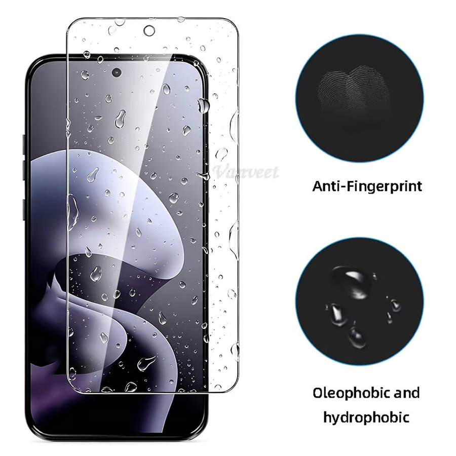 3er-Set gehärtete Glas Schutzfolien für Motorola Moto G54 G75 G84 G17 G15 in Transparent mit Anti-Fingerprint-Beschichtung - Bild 2