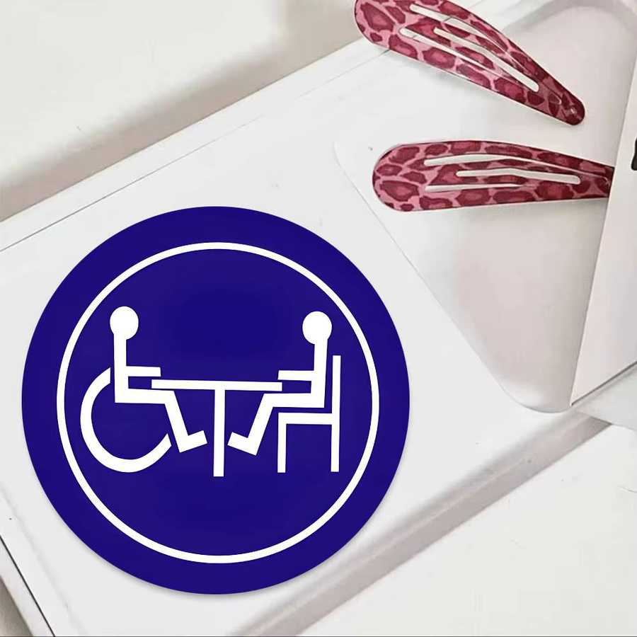 Anstecknadel Paraplegie-Freundschaftsanhänger, rund, bunt, Unisex - Bild 5