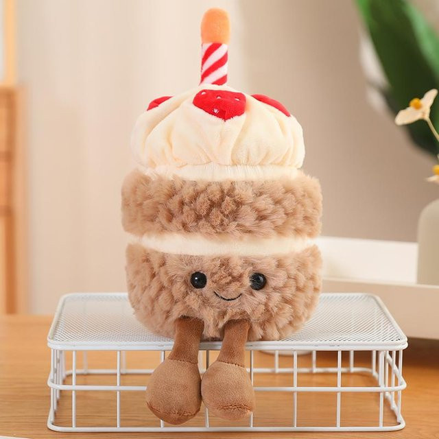 BC Pet Supplies Kawaii Simulation Kuchen Plüsch, 16cm, ab 14 Jahren - Bild 1