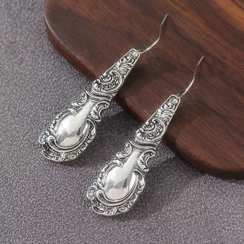 YoYo Ohrringe, Silber, Vintage, Damen - Bild 3