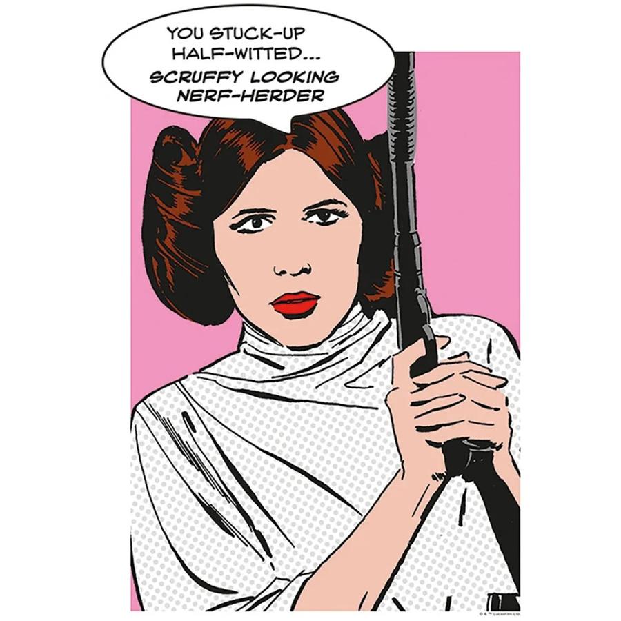 Komar Wandbild Star Wars Leia Paper Poster, Multicolor, Breite: 30 cm, Höhe: 40 cm - Bild 2