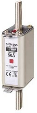 Siemens Sicherungseinsatz 3NA71226, 63A, 690V, 3er-Pack, Farben: Rot, Weiß, Silber - Bild 1