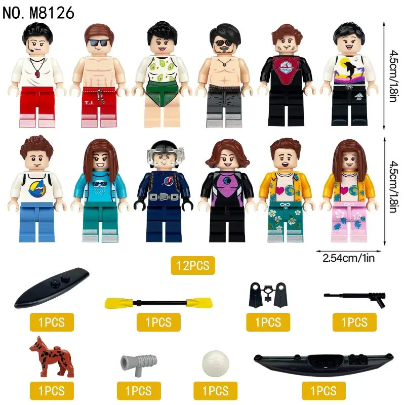 Renxing Humanoide Puppenspielzeuge, Zeichentrickfiguren, Lernspielzeug - Bild 3