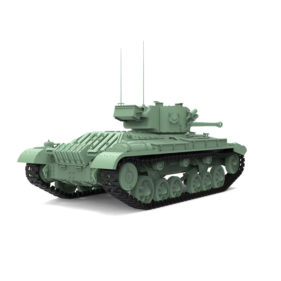 British Valentine XI Infanterie-Panzer Mk.III, Militärmodellbausatz, 1/72 Scale, Grün - Bild 2
