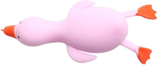Binchi Fitness Bunte Ente Squishy, rosa - Bild 1