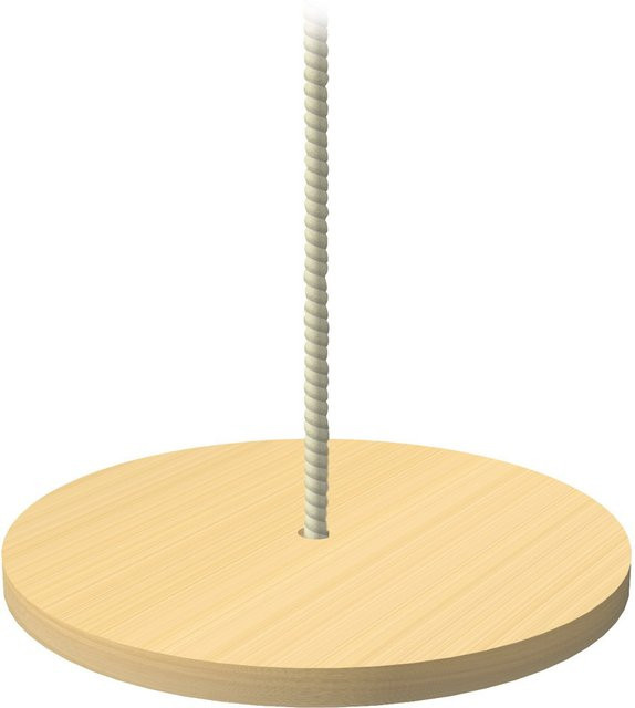 Holz-Tellerschaukel Spielgerät Durchmesser: 300 cm, Höhe: 225 cm, Tiefe: 12 cm - Bild 1