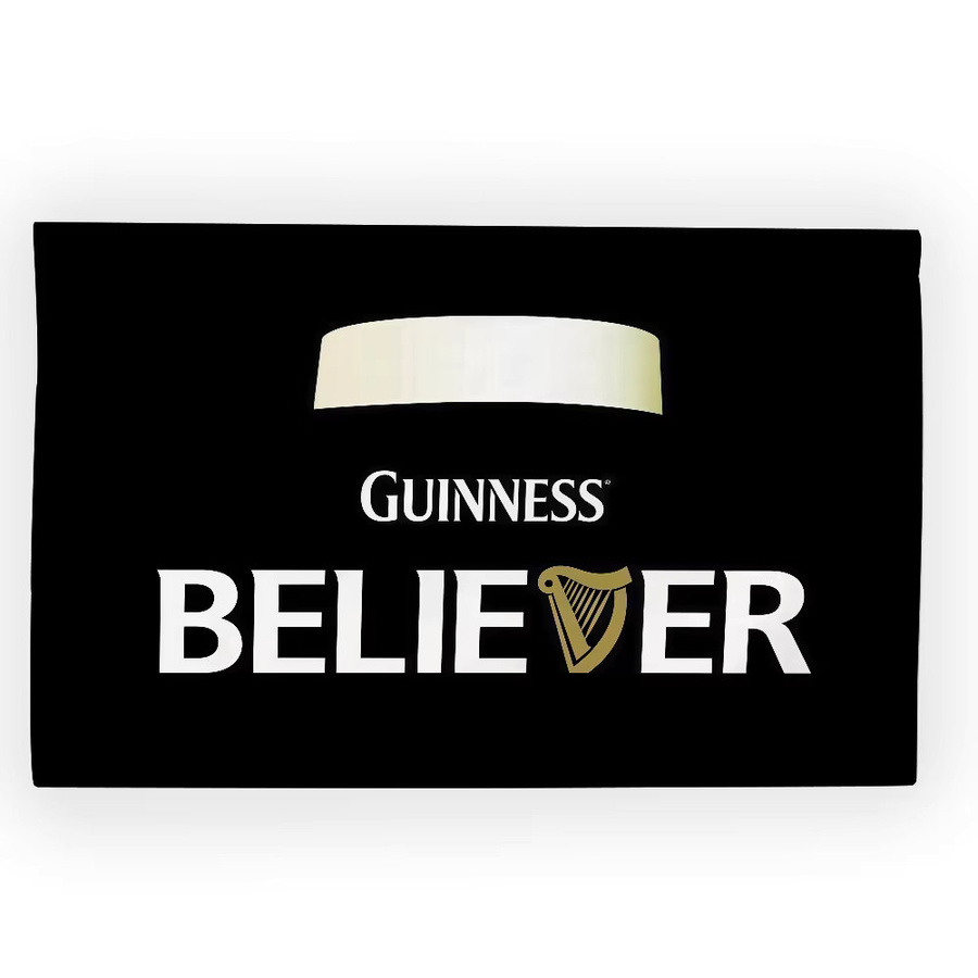 Guinness Flaggen-Druck von Warner Bros. in Grün als Wandkunst für Party und Dekoration - Bild 6