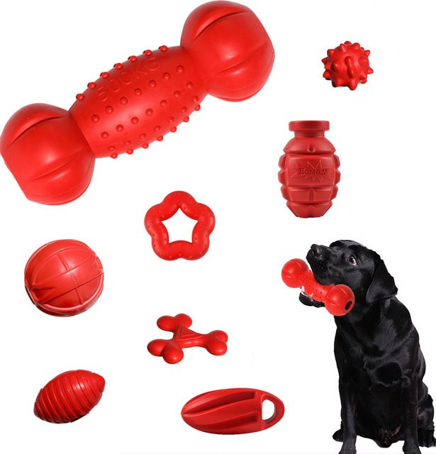 XLeiPet Kauspielzeug für Hunde aus TPR, interaktives Zahnpflege-Spielzeug - Bild 1