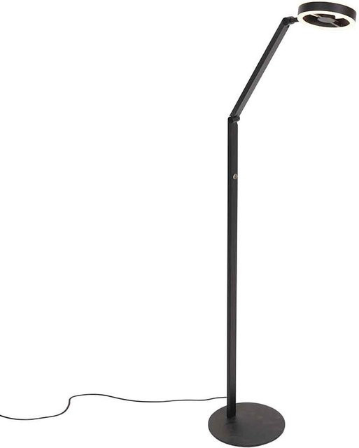 Steinhauer Ringlux 4138 LED-Stehleuchte in Schwarz, dimmbar und höhenverstellbar - Bild 1