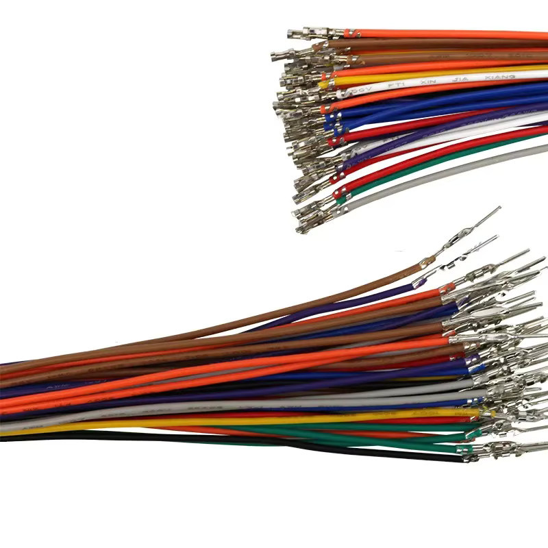 DuPont Einzelkopf Anschluss Draht Set 20 Stück, 26AWG, 2,54 mm Pitch, Länge: 20 cm, Farben: Schwarz und Mehrfarbig - Bild 3