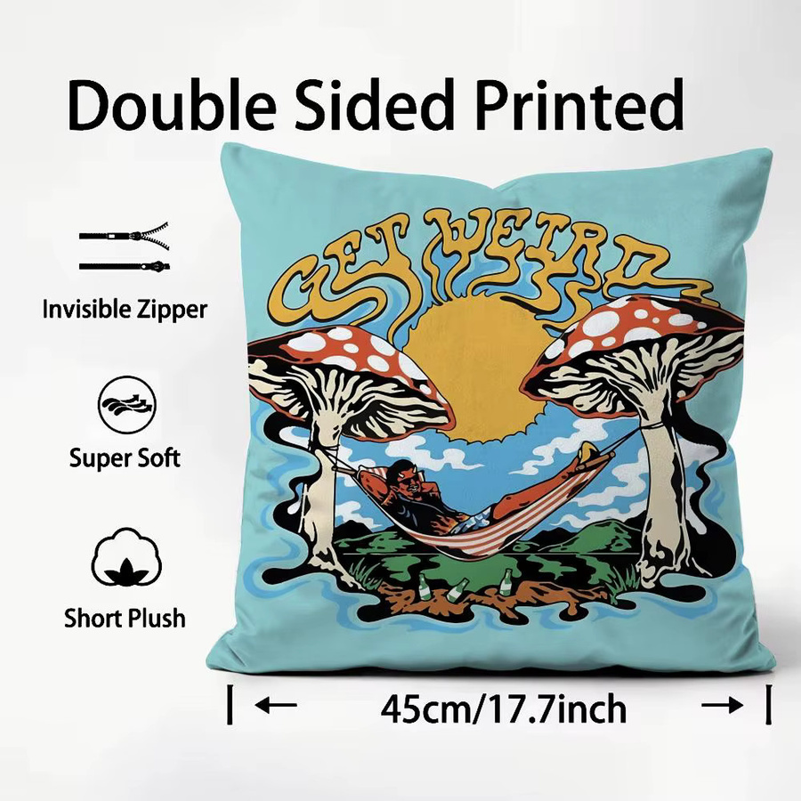Grateful Dead Kissenbezug in Schwarz für Couch und Bett - Bild 4