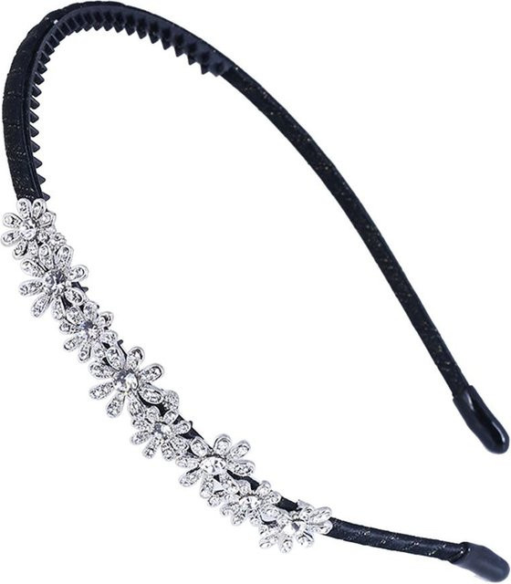 Haarband Strass, Legierung, grau, Damen - Bild 1