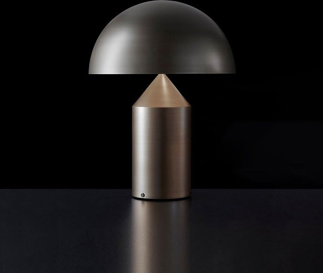 Oluce Atollo 233 Tischleuchte in Bronze - Bild 1