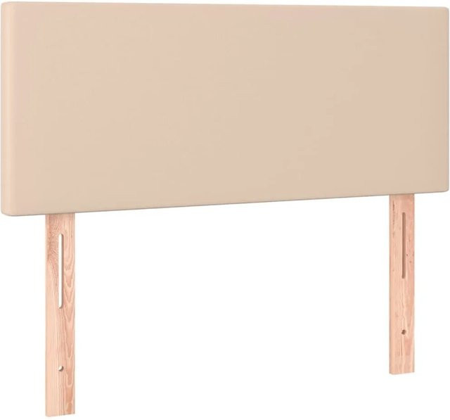 vidaXL Kopfteil in Cappuccino-Braun aus Kunstleder, Breite: 100 cm, Tiefe: 5 cm, Höhe: 78-88 cm - Bild 1