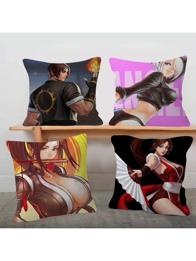 The King Of Fighters Kissenbezug mit Grafikdesign, quadratisch, B/B: 30 x 30 cm, mehrfarbig - Bild 7