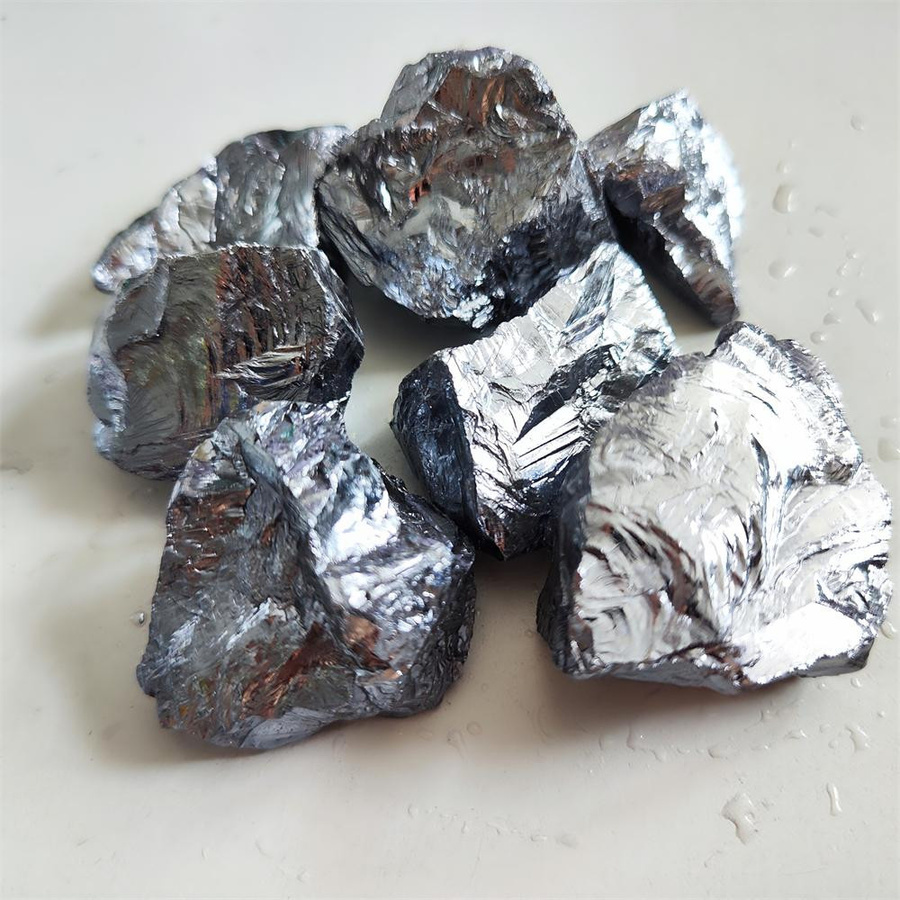 Terahertz Stein mit metallischem Glanz in Silber, 90-100g - Bild 2