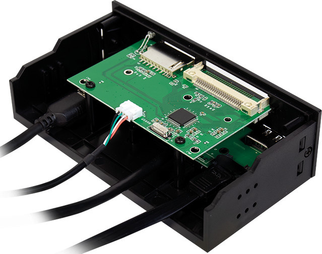 LogiLink UA0341 SATA USB Expansion Card mit USB-A und USB-C Anschlüssen in Schwarz - Bild 1