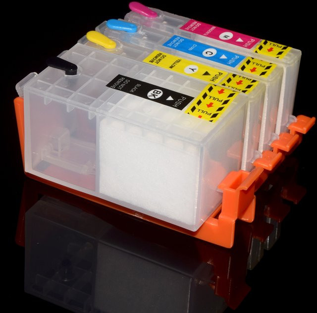 HP Nachfüllbare Tintenpatrone ohne Chip Multicolor für OfficeJet 6950 6960 6961 6963 6964 Pro 8120 8122 8124 8125 sowie HP 903 902 904 912 923 924 - Bild 1