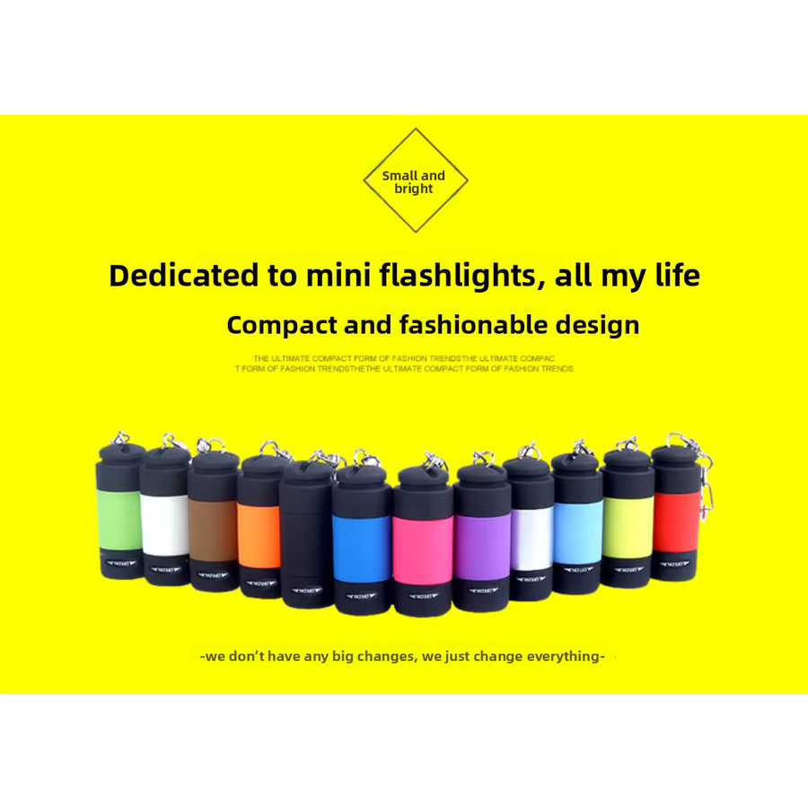 Hersteller Direct Batch Mini-Taschenlampe mit LED und USB-Aufladung als praktischer Schlüsselanhänger aus Kunststoff - Bild 6