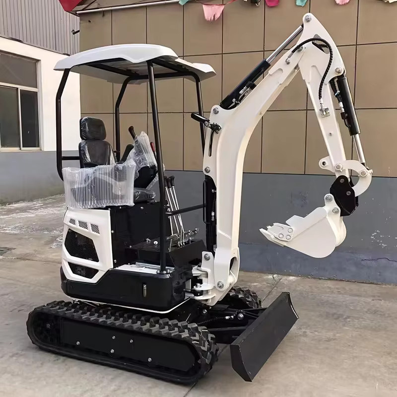 Mini-Bagger für den Heimgebrauch in Weiß, Modelle 1t, 2t und 3,5t von nicosail - Bild 2