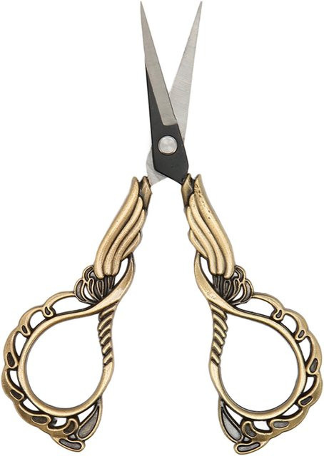 Neoglint Stickschere aus Edelstahl in Gold mit spitzer Spitze - Bild 1
