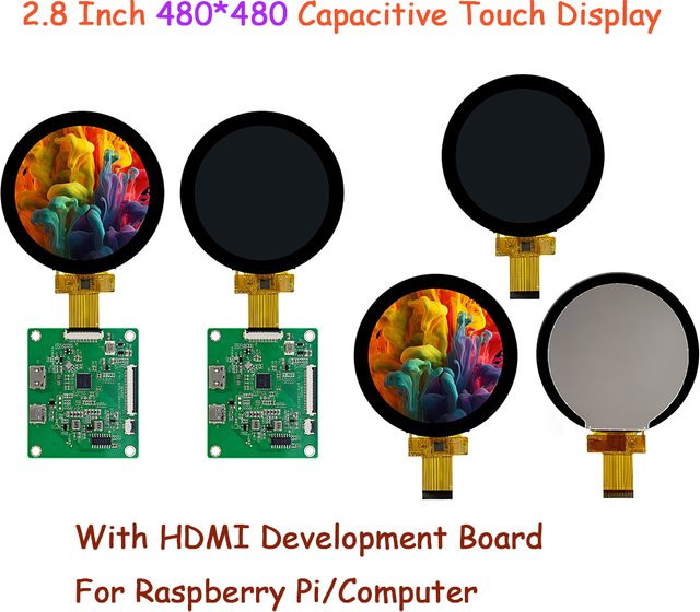 Raspberry Pi 2,8 Zoll IPS TFT LCD Touch Display mit HDMI Anschluss für dein Entwicklungsboard - Bild 1