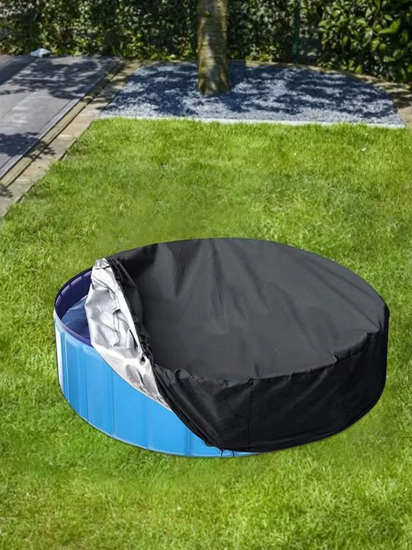 Faltbare Schwimmbadabdeckung als Regen- und Staubschutz für dein Schwimmbadzubehör - Bild 7