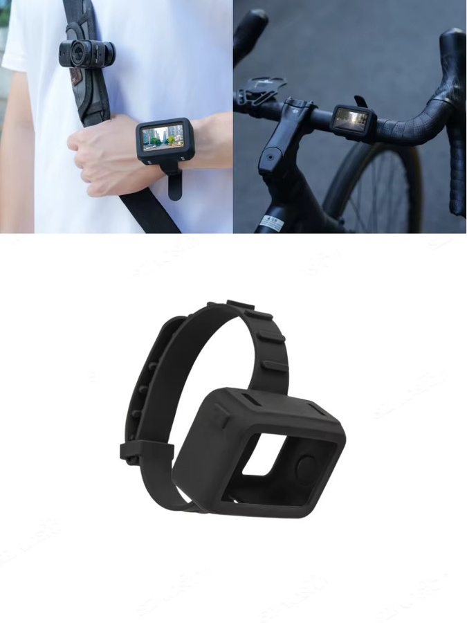 DJI Osmo Nano Mount Armband aus schwarzem Silikon, verstellbares Erweiterungsband für DJI Nano-Zubehör - Bild 7