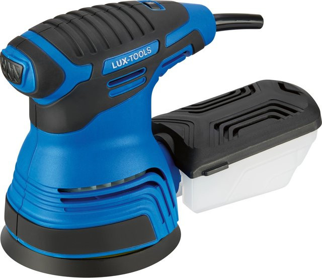 LUX-TOOLS Exzenterschleifer E-EXS-350 in Blau-Schwarz mit Netzbetrieb - Bild 1