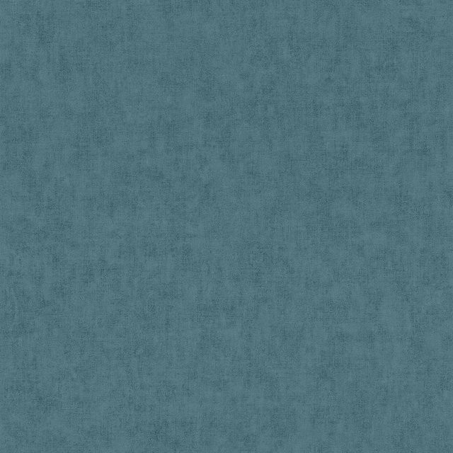 Profhome Tapete Uni Matt Blau Non-Woven, Breite: 0,53 m, Länge: 10,05 m - Bild 1