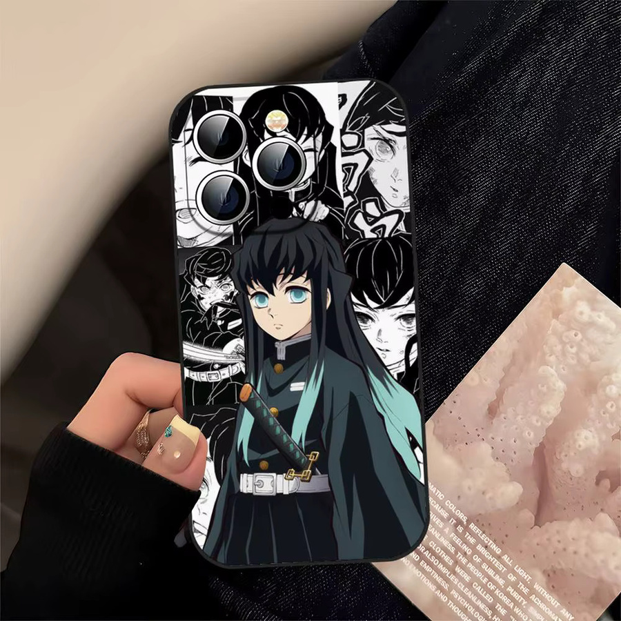 M-Muichiro Tokito Handyhülle für iPhone Modelle, Matte Weiche Silikon-Schutzhülle, Mehrfarbig - Bild 2