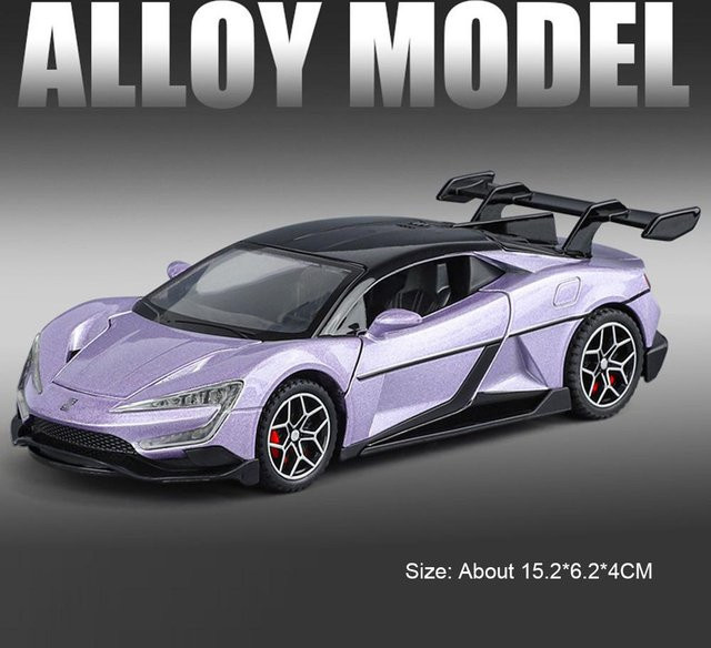 Linyi toy car Yangwang U9 Sportwagen Modell, 1:32, Rückzieher, ab 14 Jahren - Bild 1