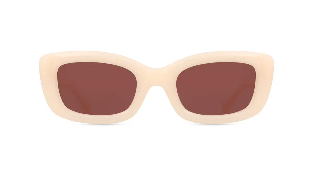 Coach 0HC8390U Sonnenbrille, Vollrand, quadratisch, Kunststoff, beige, Damen - Bild 1