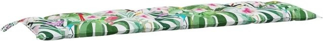vidaXL Gartenbank-Auflage aus Oxford-Gewebe, Mehrfarbig, B/T/H: 180 x 50 x 7 cm - Bild 1