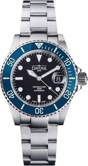 Davosa Armbanduhr Ternos Diver, Automatik, Edelstahl, 40 mm, Herren - Bild 1