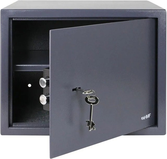 HMF Safe Tresor 49203-11 Schlüsseltresor in Anthrazit B/T/H: 38 x 30 x 30 cm - Bild 1