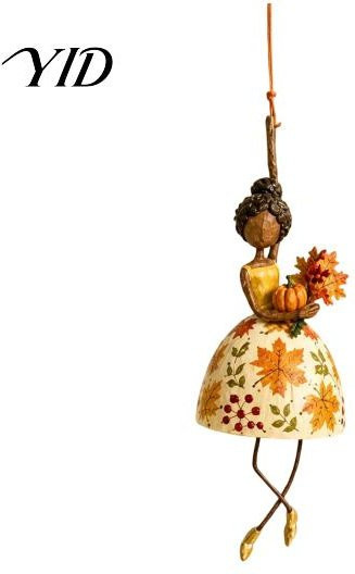 Yideyi Hängende Skulptur Tanzende Dame als dekorativer Anhänger für Garten und Wohnbereich, Mehrfarbig - Bild 1