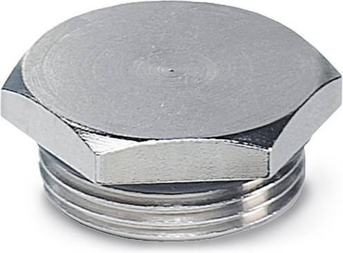 Phoenix Contact Blindstopfen HC-M-BS-M25 aus Metall in Silber, 10 Stück - Bild 1