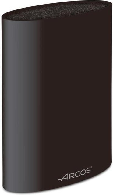Messerblock ARCOS Oval Universell Schwarz aus Kunststoff B/T/H: 22,0 x 16,0 x 6,5 cm - Bild 1