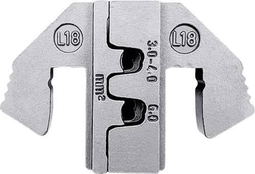 TOOLCRAFT Crimpeinsatz MCP 6.3/4.8K & SPT für 3 bis 6mm² in Silber, passend für TOOLCRAFT Zangen - Bild 1