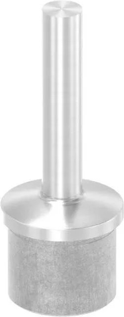 FeNau Handlaufstütze aus einem Stück aus V4A Edelstahl in Silber, Durchmesser: 42,4 mm, Breite: 2,6 mm - Bild 1