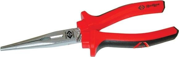 C.K. Werkstatt Spitzzange Gerade T3909 6 aus gehärtetem Edelstahl in Rot, Länge: 170 mm - Bild 2