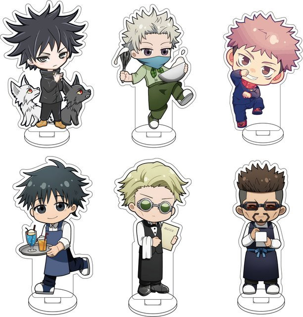 Bandai Jujutsu Kaisen Acryl-Figurenständer, 10cm, mehrfarbig - Bild 1