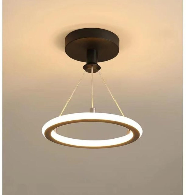 Cosy Homes LED Schmiedeeisen Anhänger Lampe mit 20W und dimmbarer Dreifarben-Technik in Schwarz oder Weiß - Bild 1